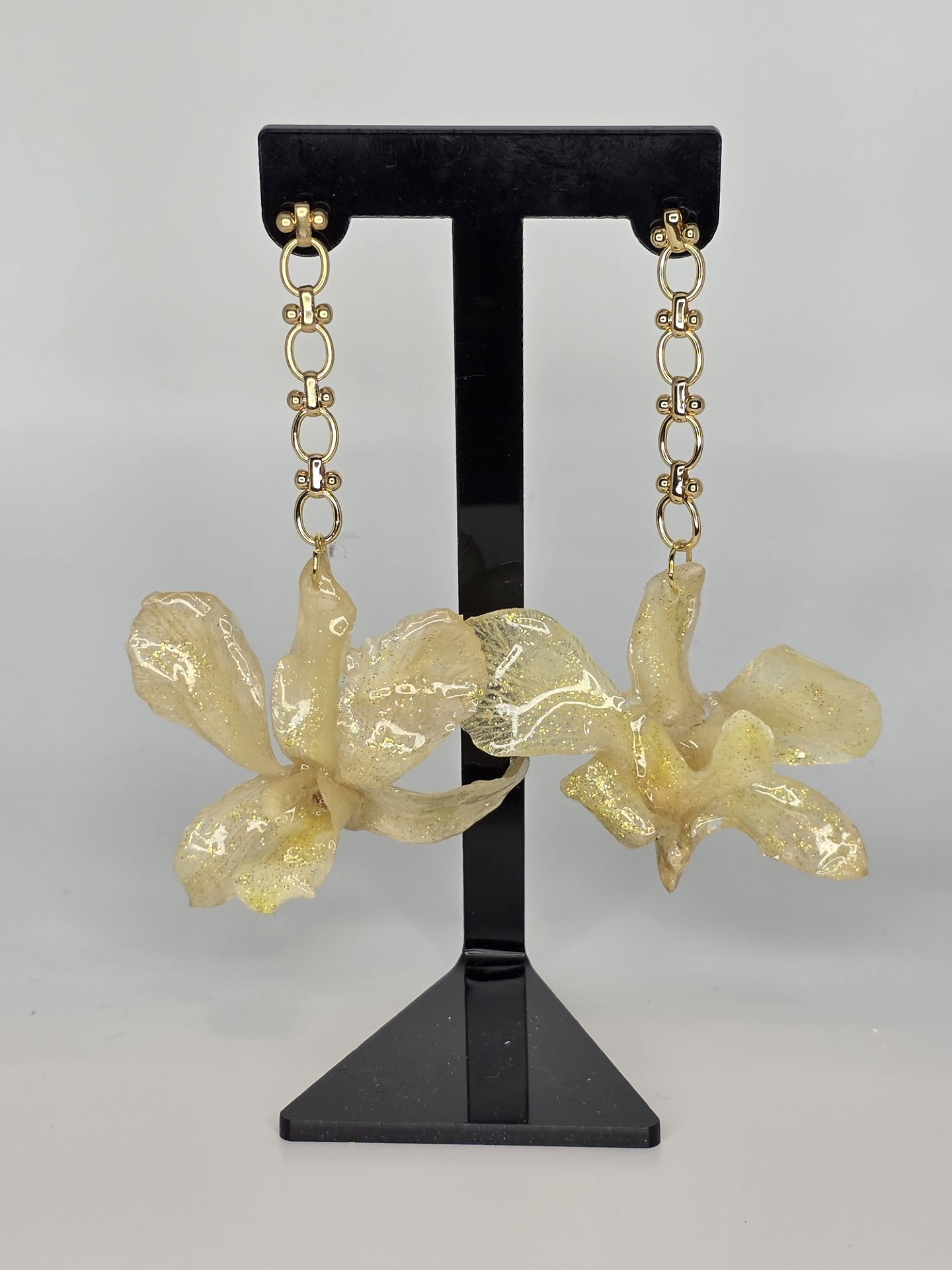 Colgantes Golden Orquídea 