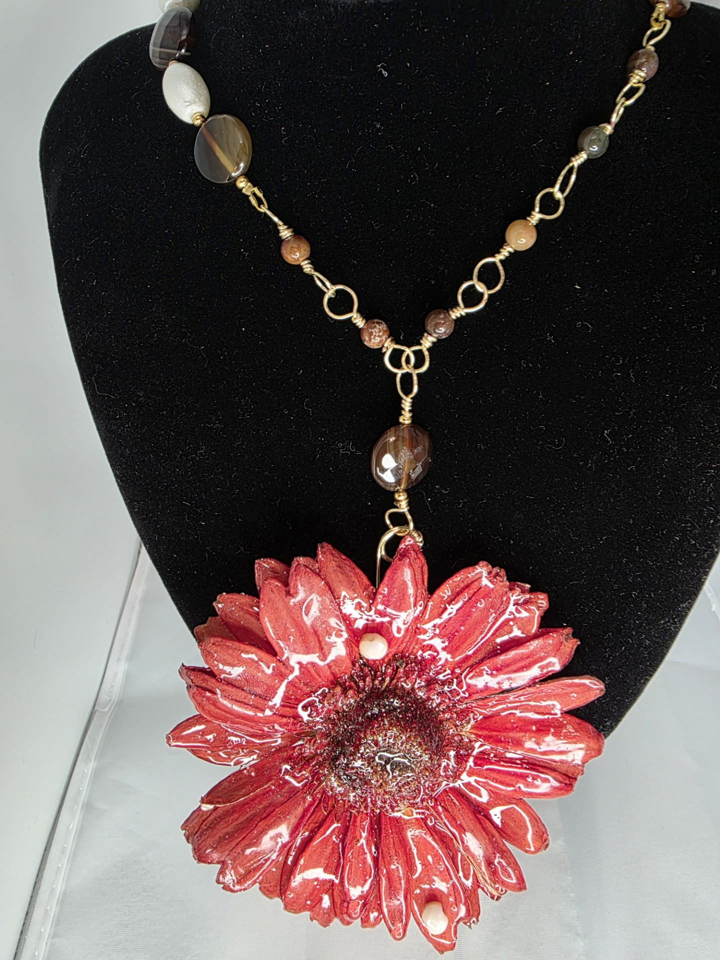 Maragarita Large Perlas de Calidad y Ágata