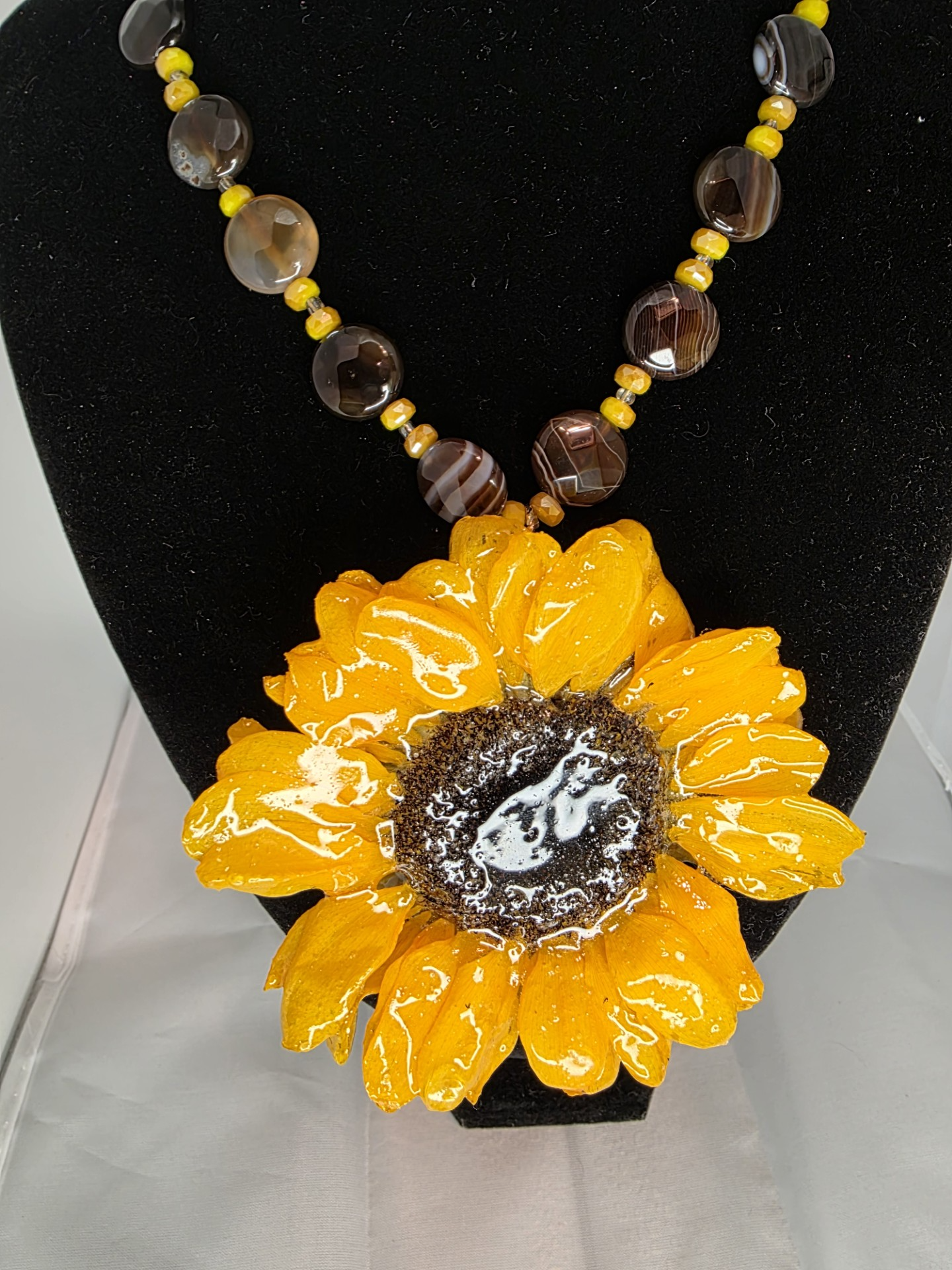 Girasol con Piedras Amatista